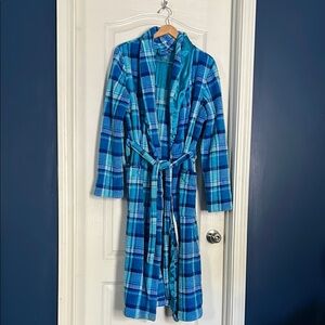 Blue Plaid Robe